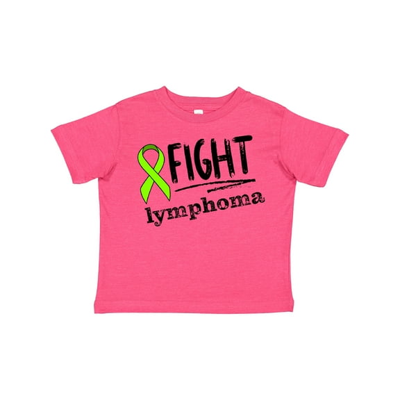 Inktastic Fight Lymphoma Lime Ribbon Boys or Girls Toddler T-Shirt