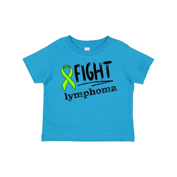 Inktastic Fight Lymphoma Lime Ribbon Boys or Girls Toddler T-Shirt