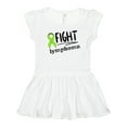 thumbnail image 1 of Inktastic Fight Lymphoma Lime Ribbon Girls Toddler Dress, 1 of 5