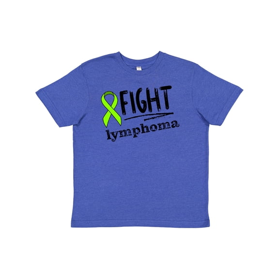 Inktastic Fight Lymphoma Lime Ribbon Youth T-Shirt