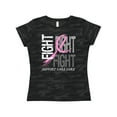 thumbnail image 1 of Inktastic Fight- Support, Care, Cure- Breast Cancer Awareness Women's T-Shirt, 1 of 5