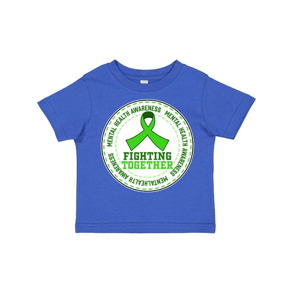 Inktastic Fighting Together- Mental Health Awareness Boys or Girls Toddler T-Shirt