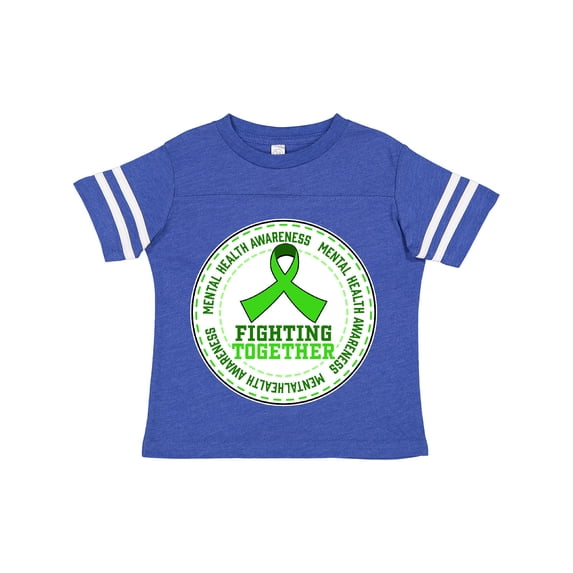 Inktastic Fighting Together- Mental Health Awareness Boys or Girls Toddler T-Shirt