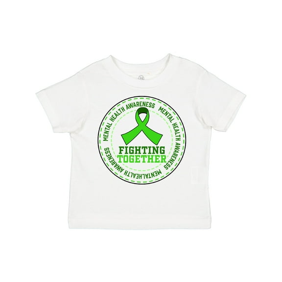 Inktastic Fighting Together- Mental Health Awareness Boys or Girls Toddler T-Shirt