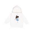 thumbnail image 1 of Inktastic Figure Skating, Ice Skating Girl, Brown Hair Toddler Hoodie, 1 of 4