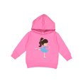 thumbnail image 1 of Inktastic Figure Skating, Ice Skating Girl, Brown Hair Toddler Hoodie, 1 of 4