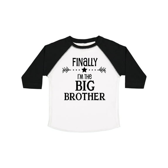 Inktastic Finally I'm the Big Brother Boys Toddler T-Shirt