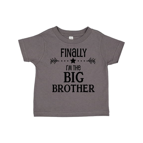 Inktastic Finally I'm the Big Brother Boys Toddler T-Shirt