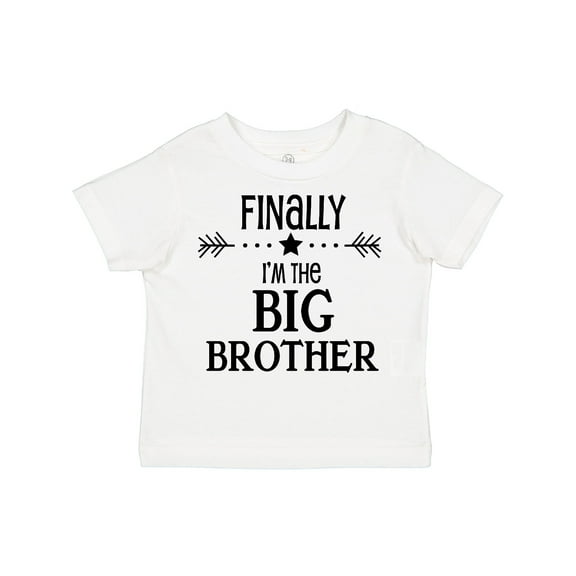 Inktastic Finally I'm the Big Brother Boys Toddler T-Shirt