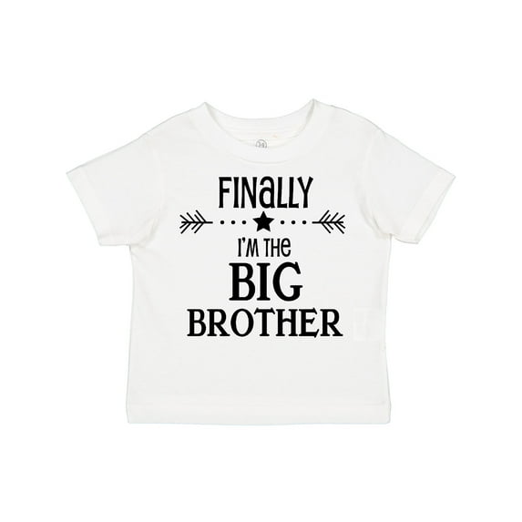 Inktastic Finally I'm the Big Brother Boys Toddler T-Shirt