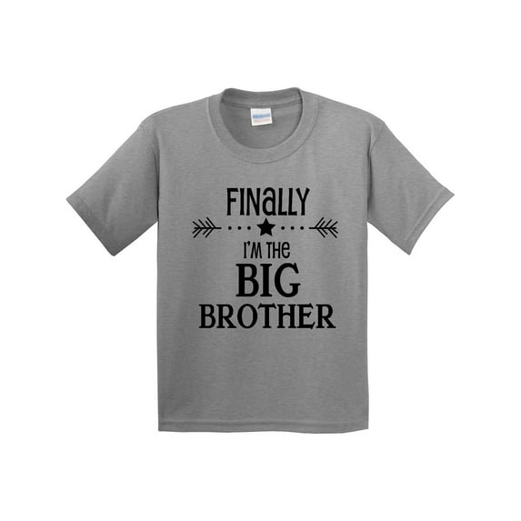 Inktastic Finally I'm the Big Brother Youth T-Shirt