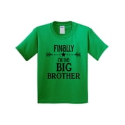 Inktastic Finally I'm the Big Brother Youth T-Shirt