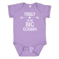 thumbnail image 1 of Inktastic Finally I'm the Big Cousin Boys or Girls Baby Bodysuit, 1 of 5