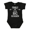thumbnail image 1 of Inktastic Finally I'm the Big Cousin Boys or Girls Baby Bodysuit, 1 of 5