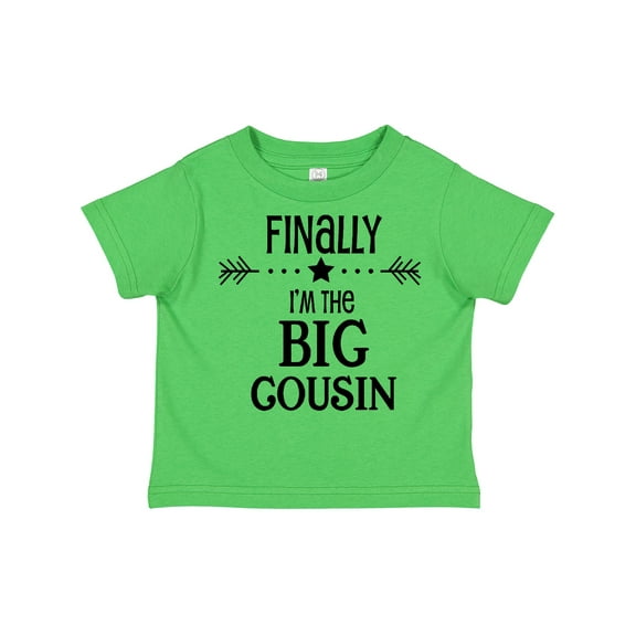 Inktastic Finally I'm the Big Cousin Boys or Girls Toddler T-Shirt