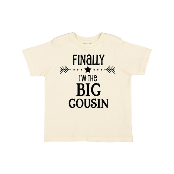 Inktastic Finally I'm the Big Cousin Boys or Girls Toddler T-Shirt