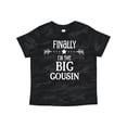 thumbnail image 1 of Inktastic Finally I'm the Big Cousin Boys or Girls Toddler T-Shirt, 1 of 5
