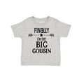 thumbnail image 1 of Inktastic Finally I'm the Big Cousin Boys or Girls Toddler T-Shirt, 1 of 5