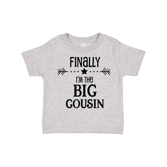 Inktastic Finally I'm the Big Cousin Boys or Girls Toddler T-Shirt