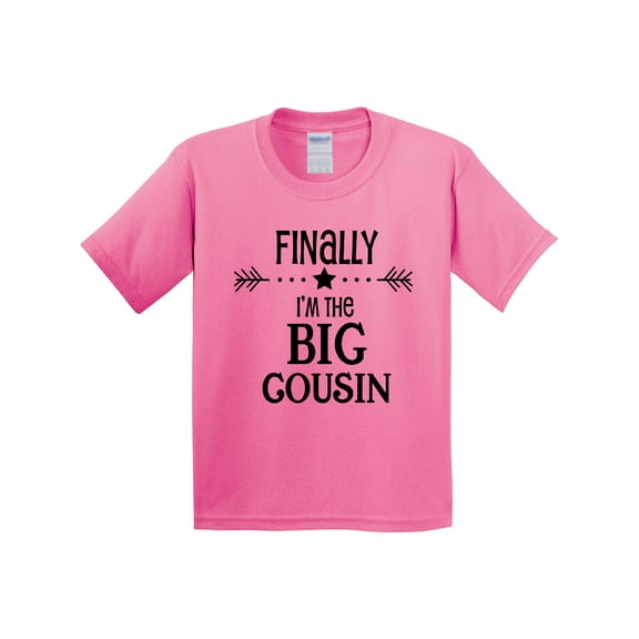 Inktastic Finally I'm the Big Cousin Youth T-Shirt
