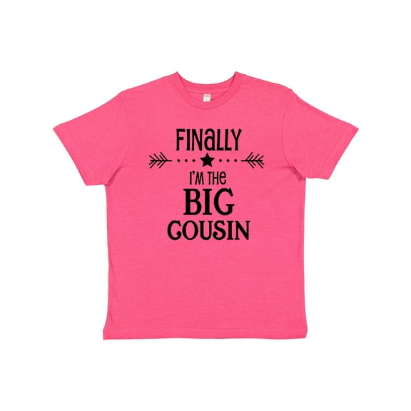 Inktastic Finally I'm the Big Cousin Youth T-Shirt