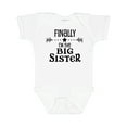 thumbnail image 1 of Inktastic Finally I'm the Big Sister Girls Baby Bodysuit, 1 of 5