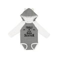 thumbnail image 1 of Inktastic Finally I'm the Big Sister Girls Long Sleeve Baby Bodysuit, 1 of 5