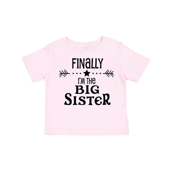 Inktastic Finally I'm the Big Sister Girls Toddler T-Shirt