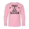 thumbnail image 1 of Inktastic Finally I'm the Big Sister Long Sleeve Youth T-Shirt, 1 of 5