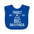thumbnail image 1 of Inktastic Finally Im the Big Brother Boys Baby Bib, 1 of 4