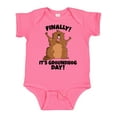 thumbnail image 1 of Inktastic Finally It's Groundhog Day Boys or Girls Baby Bodysuit, 1 of 5