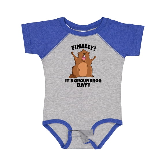 Inktastic Finally It's Groundhog Day Boys or Girls Baby Bodysuit