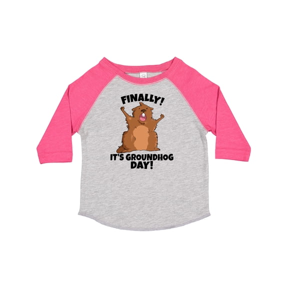 Inktastic Finally It's Groundhog Day Boys or Girls Toddler T-Shirt