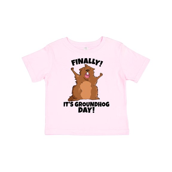 Inktastic Finally It's Groundhog Day Boys or Girls Toddler T-Shirt