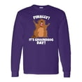 thumbnail image 1 of Inktastic Finally It's Groundhog Day Long Sleeve T-Shirt, 1 of 5