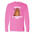 thumbnail image 1 of Inktastic Finally It's Groundhog Day Long Sleeve T-Shirt, 1 of 5