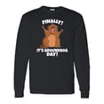 thumbnail image 1 of Inktastic Finally It's Groundhog Day Long Sleeve T-Shirt, 1 of 5