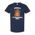 thumbnail image 1 of Inktastic Finally It's Groundhog Day T-Shirt, 1 of 5