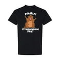 thumbnail image 1 of Inktastic Finally It's Groundhog Day T-Shirt, 1 of 5