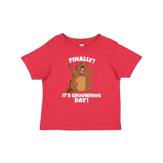 Inktastic Finally it's Groundhog Day Boys or Girls Baby T-Shirt