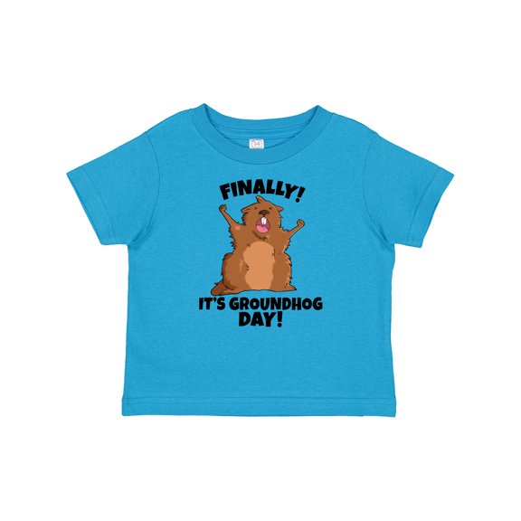 Inktastic Finally it's Groundhog Day Boys or Girls Baby T-Shirt