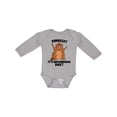 thumbnail image 1 of Inktastic Finally it's Groundhog Day Boys or Girls Long Sleeve Baby Bodysuit, 1 of 5