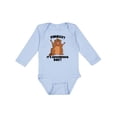 thumbnail image 1 of Inktastic Finally it's Groundhog Day Boys or Girls Long Sleeve Baby Bodysuit, 1 of 5