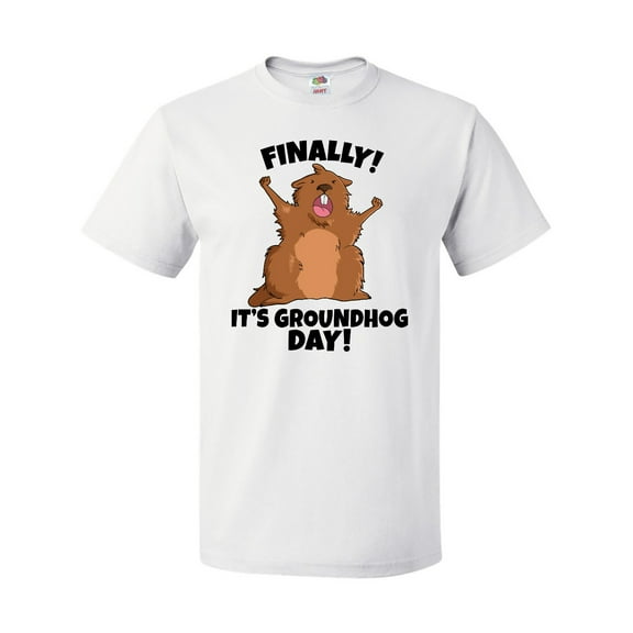 Inktastic Finally it's Groundhog Day T-Shirt