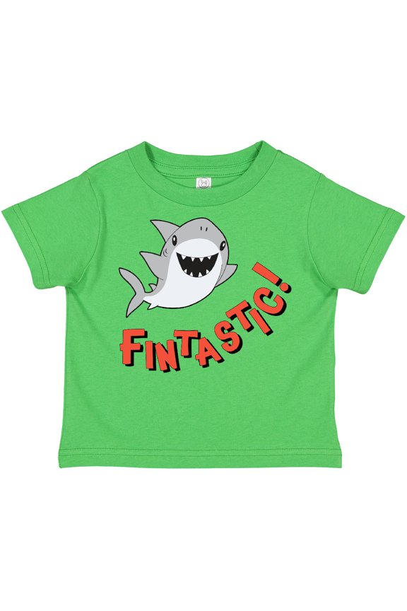 Fintastic Cute Shark Boys or Girls Toddler T-Shirt