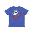 thumbnail image 1 of Inktastic Fintastic cute shark Youth T-Shirt, 1 of 5