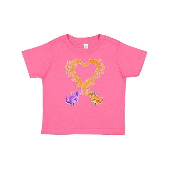 Inktastic Fire Heart Dragons Boys or Girls Baby T-Shirt