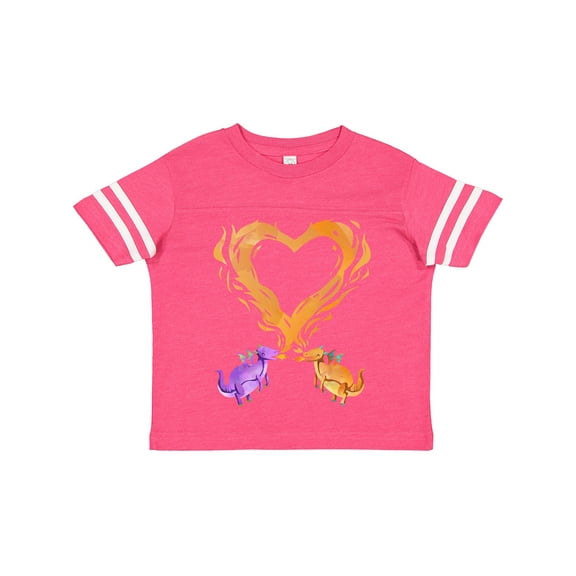 Inktastic Fire Heart Dragons Boys or Girls Toddler T-Shirt