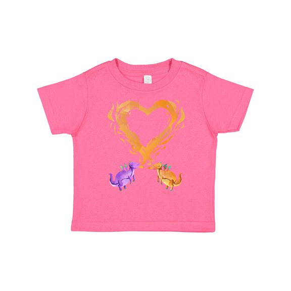 Inktastic Fire Heart Dragons Boys or Girls Toddler T-Shirt
