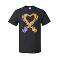 thumbnail image 1 of Inktastic Fire Heart Dragons T-Shirt, 1 of 5
